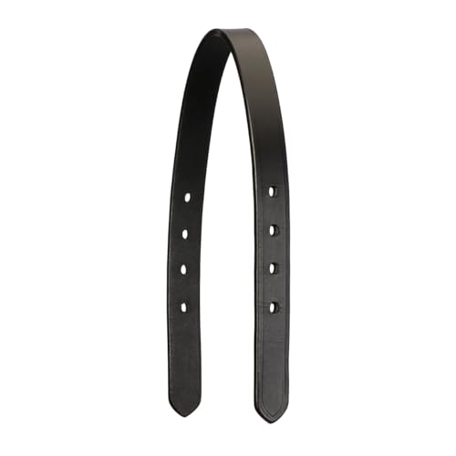 Leather Crown Pieces for Breakaway Safety Halters - 24 Inch Black