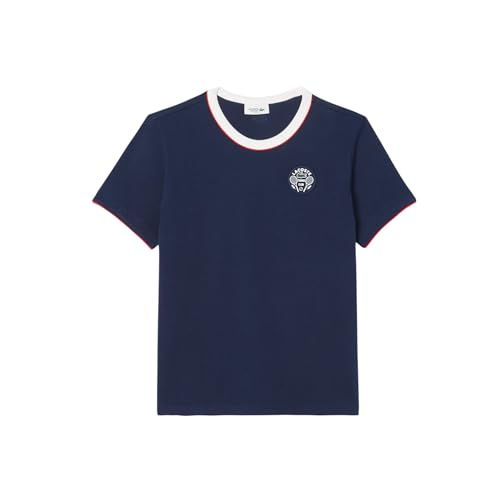 Lacoste Womens Sport Ultra Dry Tennis Heritage Badge T-Shirt