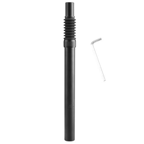 Bike Seat Post 27.2mm x 350mm Aluminum Alloy for Road/Mountain Bike - Black