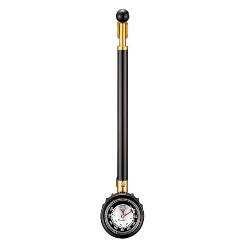 LEZYNE Shock Drive Bicycle Hand Pump, High Pressure 400psi Shock Pump, Portable, Mountain & Road Bike Pump