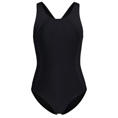 beautyin Girls One Piece Swimsuits Size 7-16 Athletic Racerback Bathing Suit