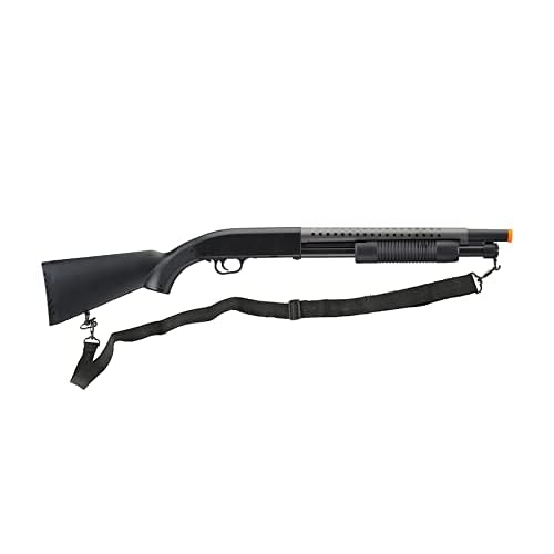 Pump Action Airsoft Shotgun with Full Metal/Steel Barrel 300 FPS (Airsoft Gun)