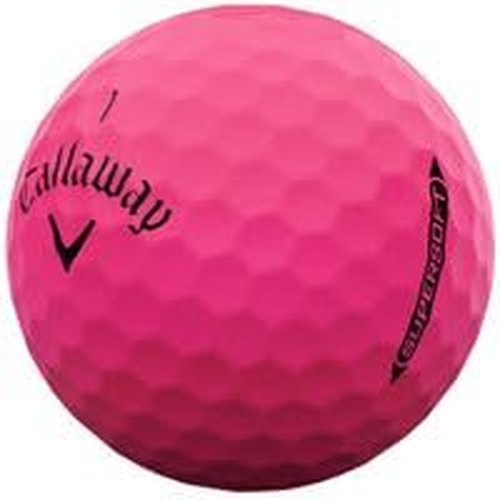 Callaway Golf Supersoft Matte Pink Personalized Golf Balls - 2025 Model