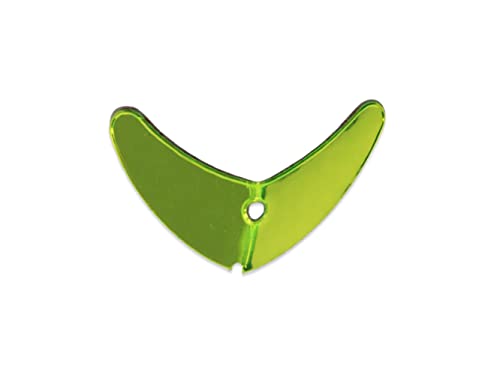 Fishing Lure Smile Blade Assorted 5-Pack - Purple Mirror 1.5 Inch