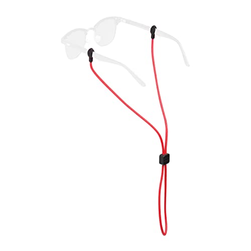 Unisex Red Slip Fit Rope Glasses Retainer - Adjustable Eyewear Strap