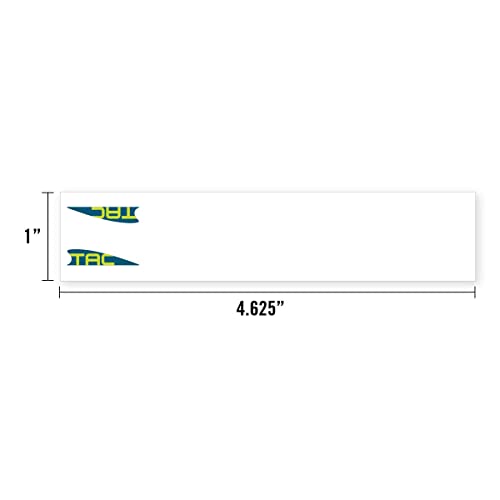 TAC Vanes Arrow Wraps White 4.25 x 1.0 inches Pack of 13 Archery Accessories