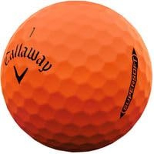 Callaway Golf Supersoft Matte Orange AlignXL Golf Balls - 2025 Model