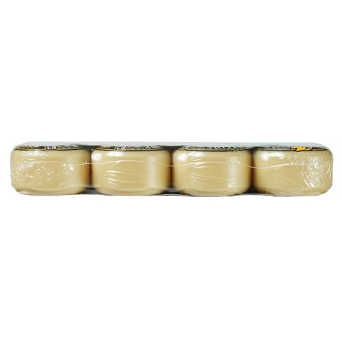 Skateboard Wheels 54mm 99A Conical Yellow Print Performance Urethane
