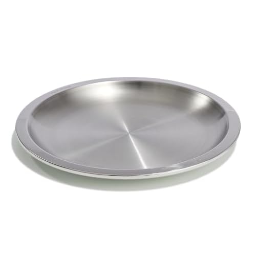 Hydro Flask Outdoor Kitchen Plate ? Stainless Steel Reusable Plate ? Camping Kitchen Essentials Agave Green