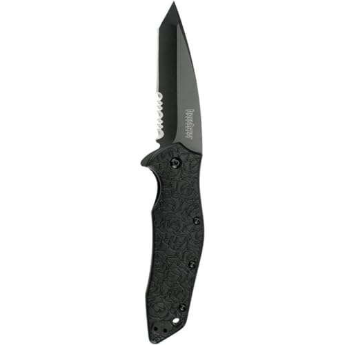 Kershaw Kuro Pocket Knife Black Steel Assisted Opening EDC Tool