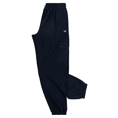 Champion Cargo Sweatpants for Men Big and Tall ? Fleece Jogger Sweatpants