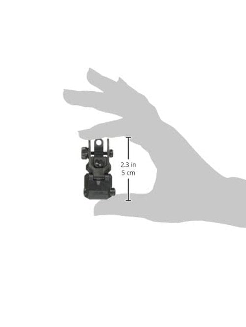 KRISS USA, Inc, Sight, Picatinny, Black, Folding Rear, Steel
