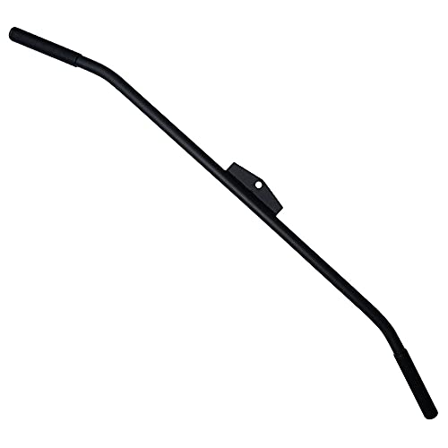 48 Inch Wide Grip Lat Pulldown Bar with Non-Slip Handle for Cable Machine - K Bar
