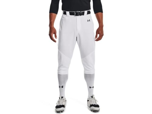 Men's Utility Baseball Knickers - White & Black, Medium, 18" Inseam