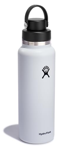 Insulated Stainless Steel Water Bottle 40 Oz with Leakproof Chug Lid