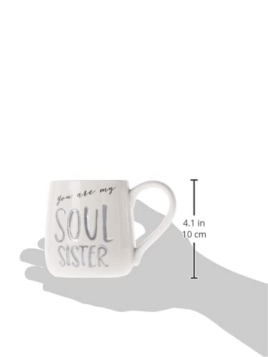 Soul Sister Engraved 16 oz Stoneware Coffee Mug - Our Name is Mud
