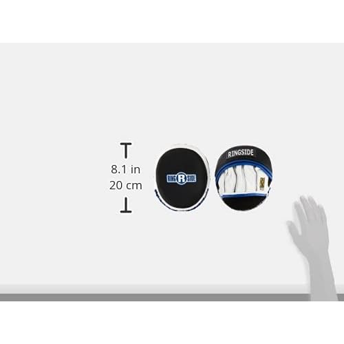 Ringside Gel Micro Boxing MMA Punch Mitts (Pair) , blue/black, Small