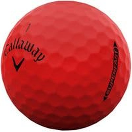 Callaway Golf Superfast Bold Red AlignXL Golf Balls - 15 Pack - 2025 Model