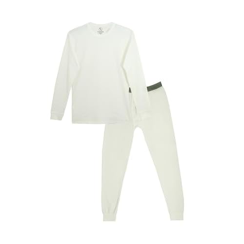 Place and Street Men¡¯s Cotton Thermal Underwear Set Shirt Pants Long Johns