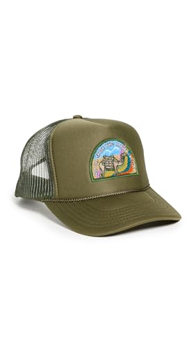Freya Women's Not All Who Wander Trucker Hat - One Size Olive - Outdoor Adventure Cap