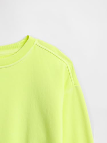 Gap Boys Vintage Soft Crew T-Shirt - X-Large Radioactive Neon Print