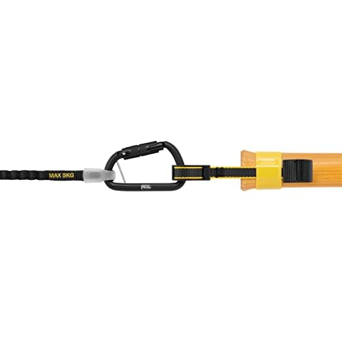 PETZL, Toolink S Attachment and Tooltape, Attachments for Tools Weighing up to 2,3 kg (Pack of 5 TOOLINK S Tether and a TOOLTAPE Adhesive)