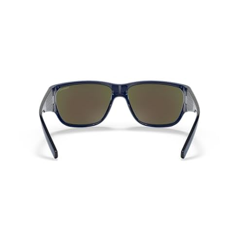 ARNETTE Unisex Sunglasses Black Frame, Polarized Grey Lenses, 63MM