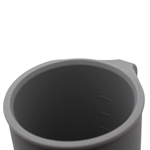 13 Ounce Silicone Travel Coffee Mug - Collapsible, Food Grade, BPA Free, Slate Blue