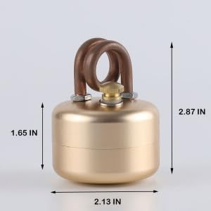 Mini Alcohol Camping Stove with Stand, Portable Aluminum Spirit Burner