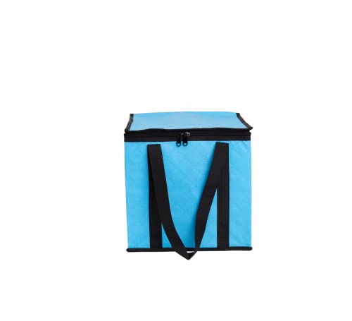 Allplay Lightweight Board Game Bag Light Blue - 12x12x12 Inch, Water Resistant