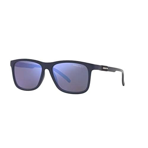 ARNETTE Unisex Sunglasses Matte Black Frame, Dark Green Lenses, 56MM