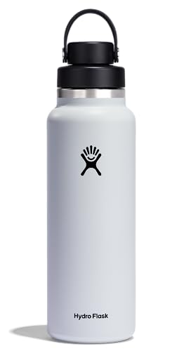 Insulated Stainless Steel Water Bottle 40 Oz with Leakproof Chug Lid