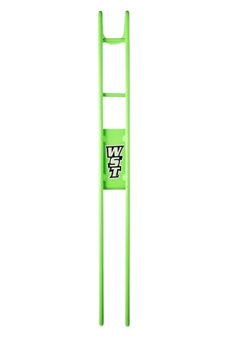 Green Powerlock Bank Fishing Rod Holder - Heavy-Duty, Adjustable, Night-Glow Visibility