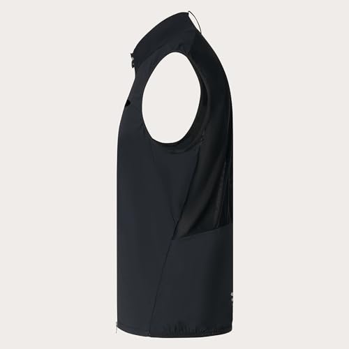 Oakley Mens Endurance Packable Wind Vest 2.0, Blackout, Small