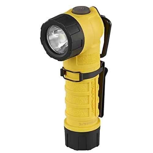Streamlight 88836 PolyTac 90X USB 500-Lumen Multi-Fuel Rechargeable Right-Angle Flashlight, SL-B26 Battery Pack & USB Cord, Box, Yellow