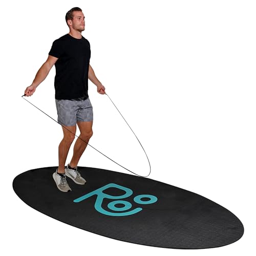 X-Large Non-Slip Jump Rope Mat 71x36 Inches for Indoor & Outdoor Workouts
