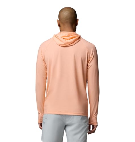 Men's Lightweight PFG Uncharted II Hoodie - Medium Bright Nectar, UPF 30 Sun Protection