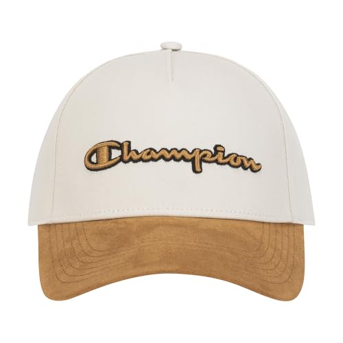 Men's Ivory Canvas & Western Brown Snapback Cap - Adjustable One Size