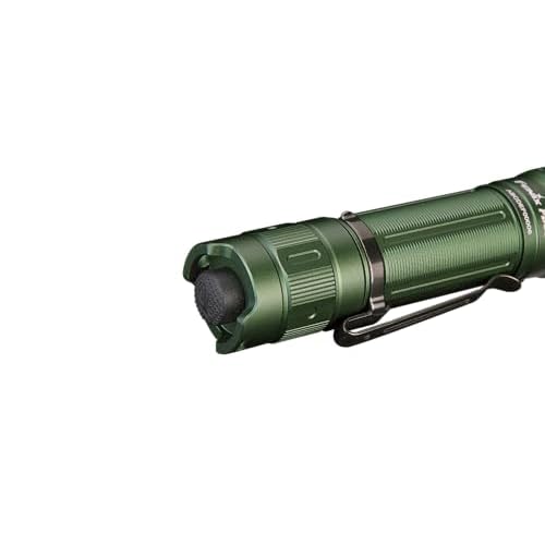 Fenix PD35 v3.0 Rechargeable Tactical Flashlight, 1700 Lumens EDC with Battery and Organizer (Green)