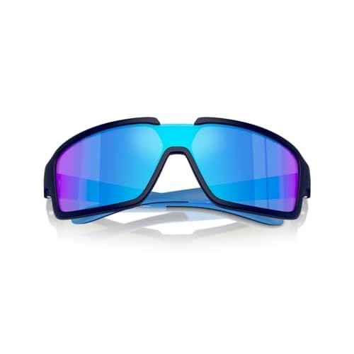 ARNETTE Man Sunglasses White Matte/Shiny Frame, Light Grey Mirror Silver Lenses, 0MM