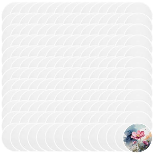 108PCS White Foldable Flying Disc Fans Bulk with Pouch - Collapsible Hand Toy for Kids