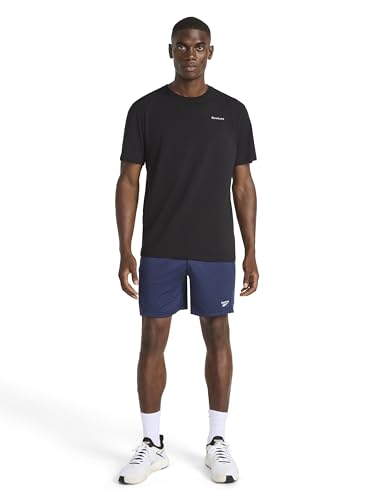 Reebok Men's Viper 2.0 7-Inch Shorts - Large, Lightweight Mesh, Navy Heather
