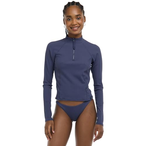 Body Glove Women's Standard Raelynn Long Sleeve Crop Top Rashguard
