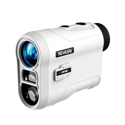 REVASRI Golf Rangefinder with Slope and Pin Lock Vibration, External Slope Switch for Golf Tournament Legal, Rangefinders with Rechargeable Battery 600/1000YDS Laser Range Finder