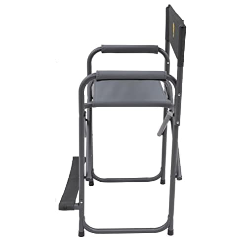 Browning Directors Chair - Outdoor Folding Chairs Made with Durable Fabric and Sturdy Aluminum/Steel Frame, with Extra Tall Seat and Flip-Down Footrest