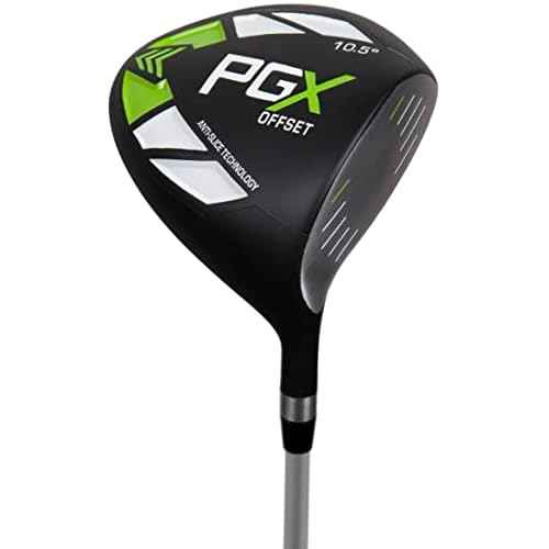 Pinemeadow Golf PGX Offset Driver (Ladies, Right Hand, Graphite, Ladies Flex) Black/Green/White