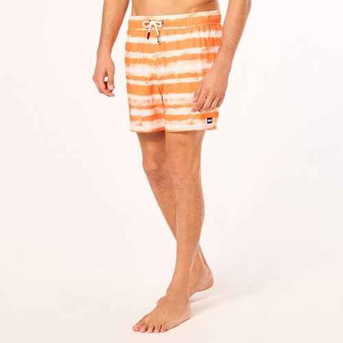 Oakley Mens Blur Stripes Recycled 16" Beachshort