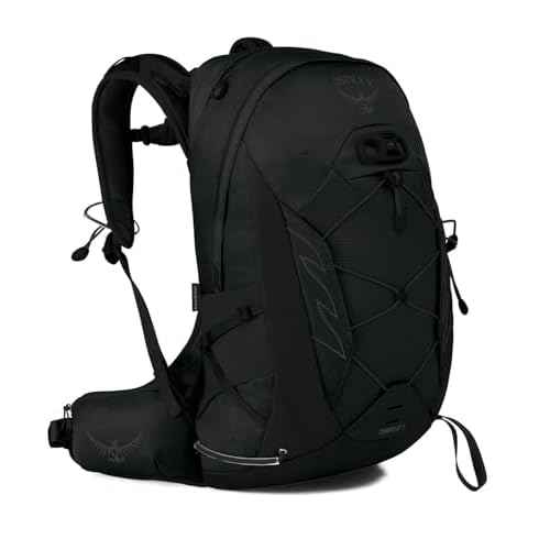 Osprey Tempest 9L Women's Hiking Backpack with Hipbelt, Stealth Black, WM/L