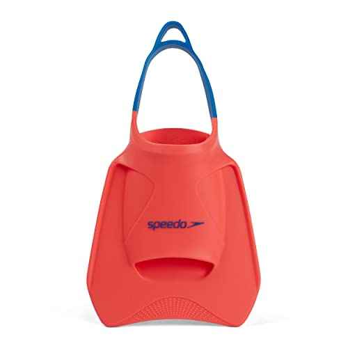 Speedo 808766F960S Biofuse Fitness Fin Fluro Tangerine/Pool Blue/Blue Flame S