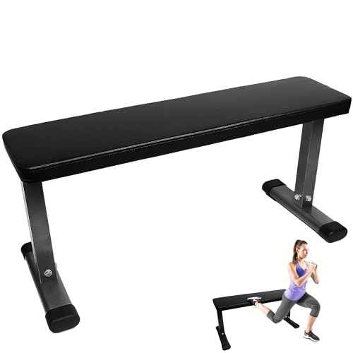 Fitvids Heavy Duty Adjustable and Foldable Utility Weight Bench for Upright, Incline, Decline, and Flat Exercise
